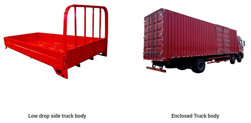 Hailong Group Wing Open Prefabricated Bodies Truck Pickup Body Parts Side Supplies Small Truck Body